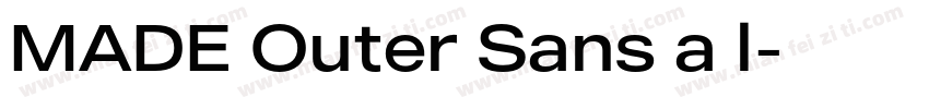 MADE Outer Sans a l字体转换